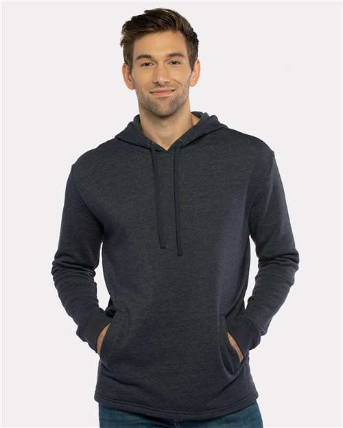 Heather Midnight Navy Malibu Welt Pocket Hoodie - 9300