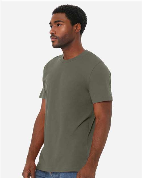 Heather Military Green CVC Jersey Tee - 3001CVC
