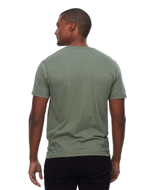 Heather Military Green Epic CVC T-Shirt - T1001