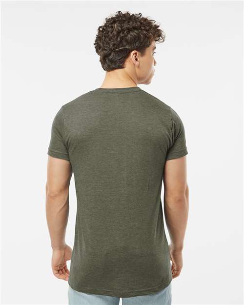 Heather Military Green Fine Jersey T-Shirt - 202