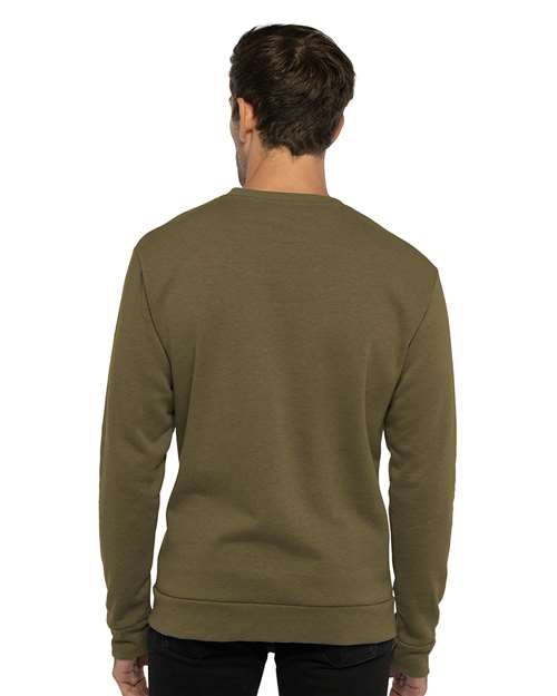 Heather Military Green Malibu Crewneck Sweatshirt - 9002