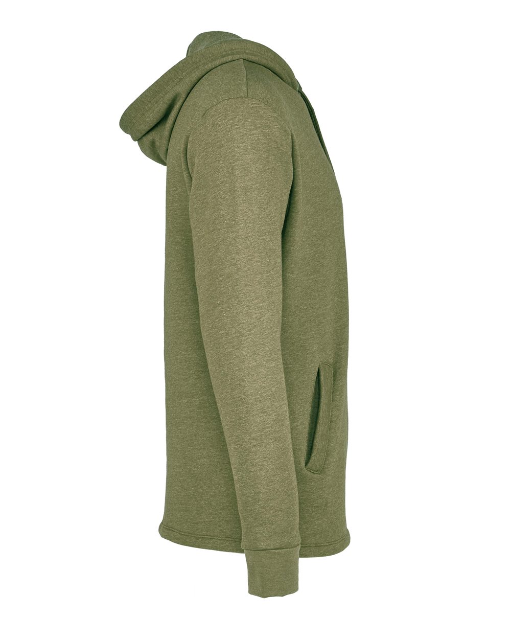Heather Military Green Malibu Welt Pocket Hoodie - 9300