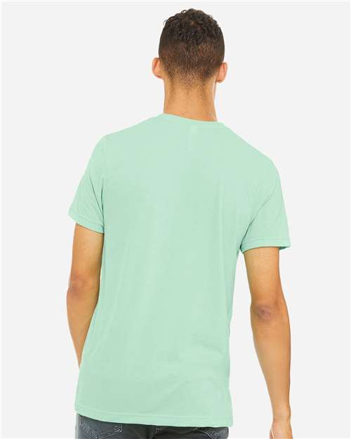 Heather Mint CVC Jersey Tee - 3001CVC