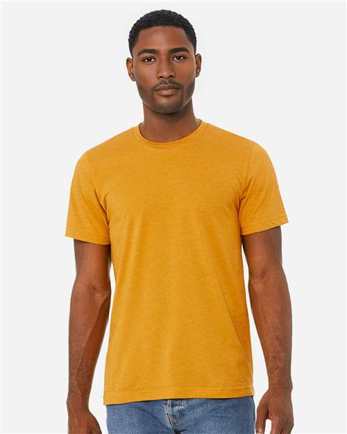 Heather Mustard CVC Jersey Tee - 3001CVC