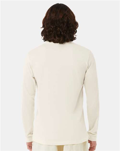 Heather Natural Heather CVC Long Sleeve Tee - 3501CVC