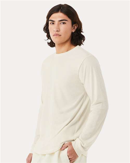 Heather Natural Heather CVC Long Sleeve Tee - 3501CVC