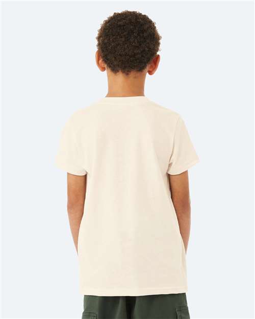 Heather Natural Youth CVC Jersey Tee - 3001YCVC