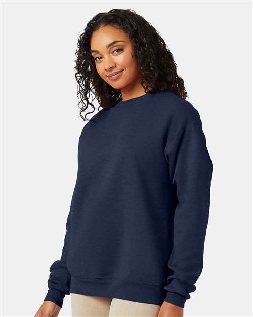 Heather Navy Ecosmart® Crewneck Sweatshirt - P160