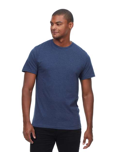 Heather Navy Epic CVC T-Shirt - T1001