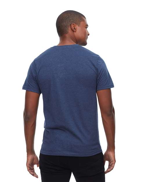 Heather Navy Epic CVC T-Shirt - T1001
