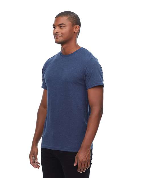 Heather Navy Epic CVC T-Shirt - T1001