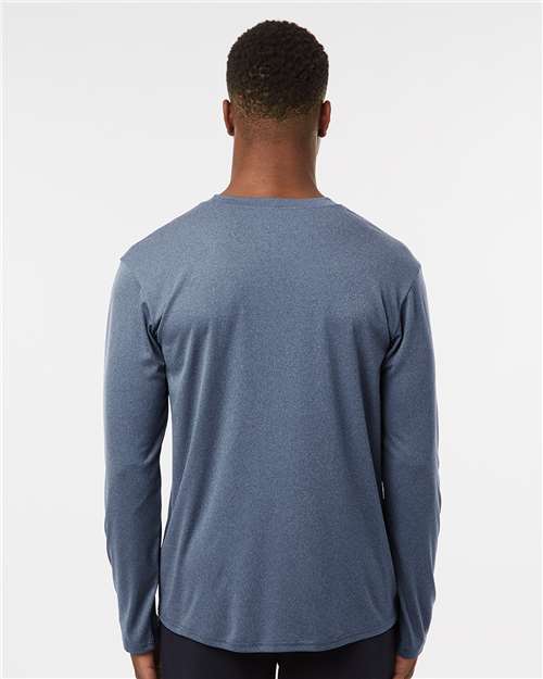 Heather Navy Pro-Lock Performance Long Sleeve T-Shirt - 48400
