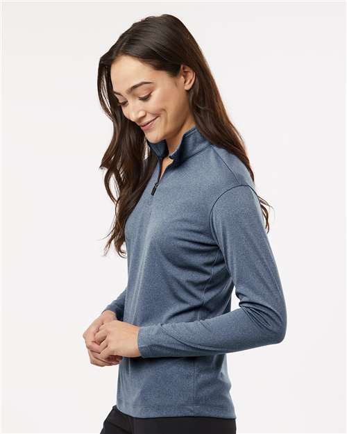 Heather Navy Pro-Lock Women's Performance Quarter-Zip Pullover - 41870L