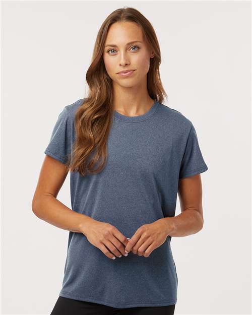 Heather Navy Pro-Lock Women's Performance T-Shirt - 48000L