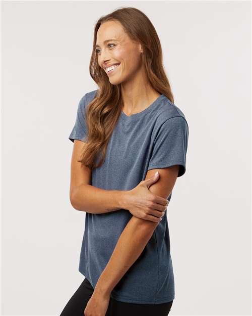 Heather Navy Pro-Lock Women's Performance T-Shirt - 48000L