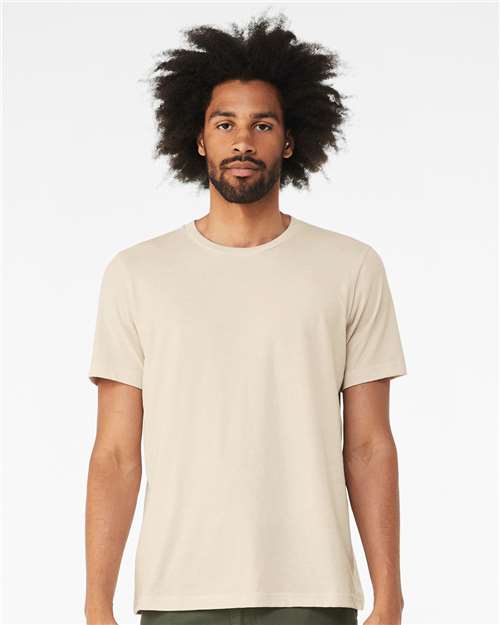 Heather Oatmeal CVC Jersey Tee - 3001CVC