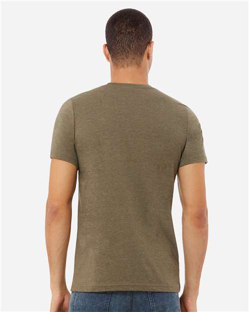 Heather Olive CVC Jersey Tee - 3001CVC
