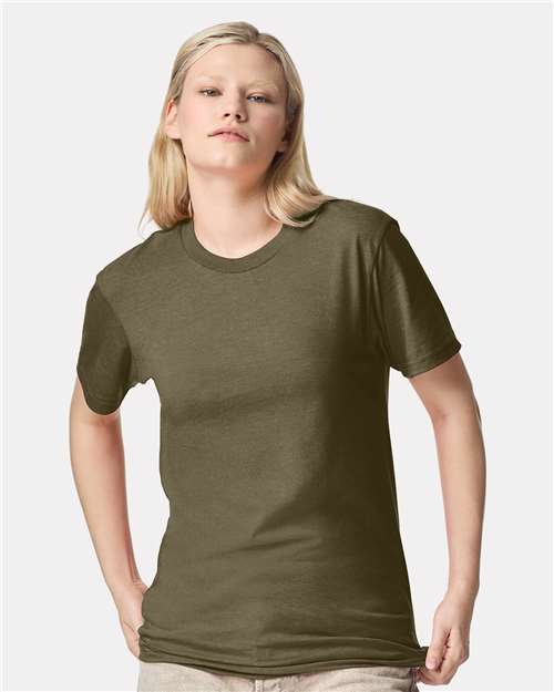 Heather Olive CVC Tee - 2001CVC