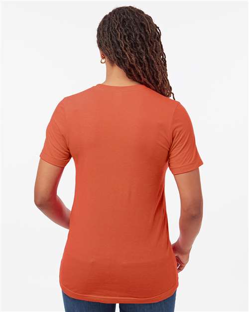 Heather Orange Combed CVC T-Shirt - 602CVC