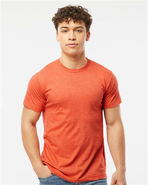 Heather Orange Fine Jersey T-Shirt - 202