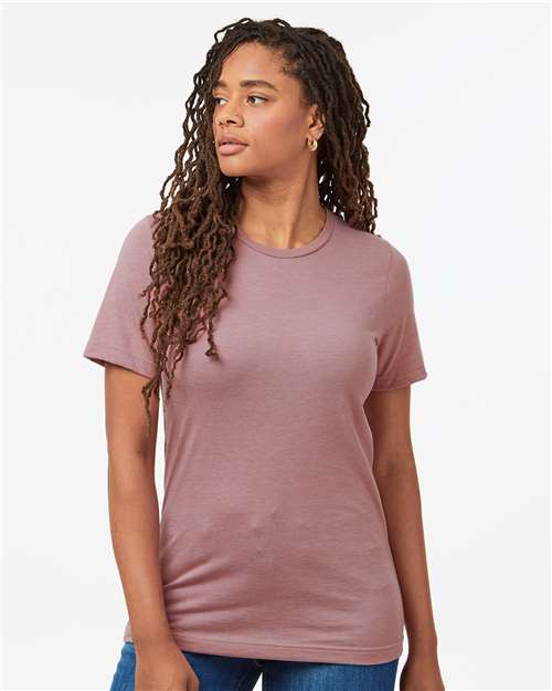 Heather Orchid Combed CVC T-Shirt - 602CVC