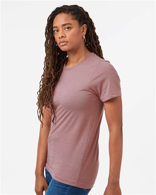 Heather Orchid Combed CVC T-Shirt - 602CVC