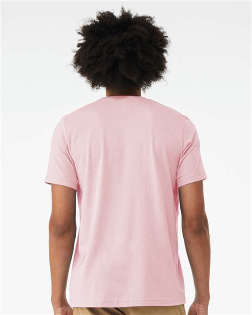 Heather Pink CVC Jersey Tee - 3001CVC