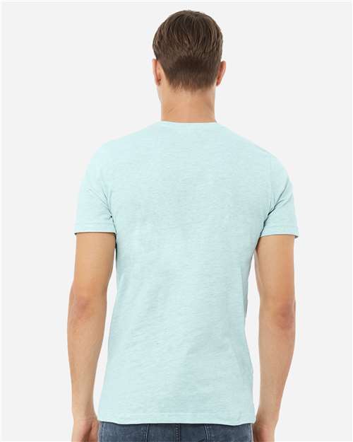 Heather Prism Ice Blue CVC Jersey Tee - 3001CVC