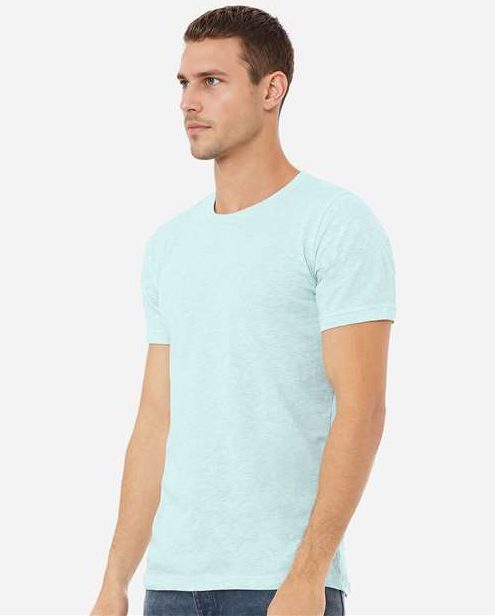 Heather Prism Ice Blue CVC Jersey Tee - 3001CVC