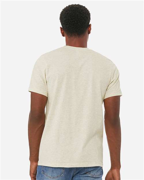 Heather Prism Natural CVC Jersey Tee - 3001CVC
