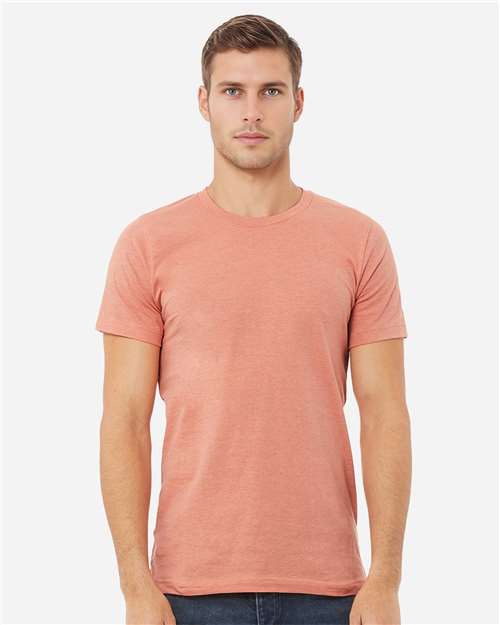 Heather Prism Sunset CVC Jersey Tee - 3001CVC