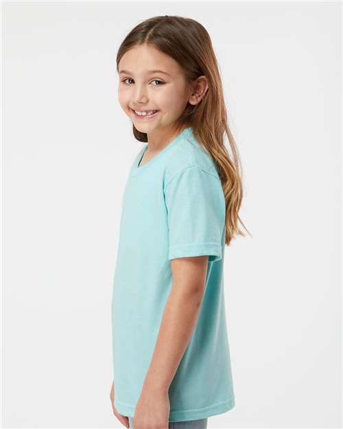 Heather Purist Blue Youth Fine Jersey T-Shirt - 235