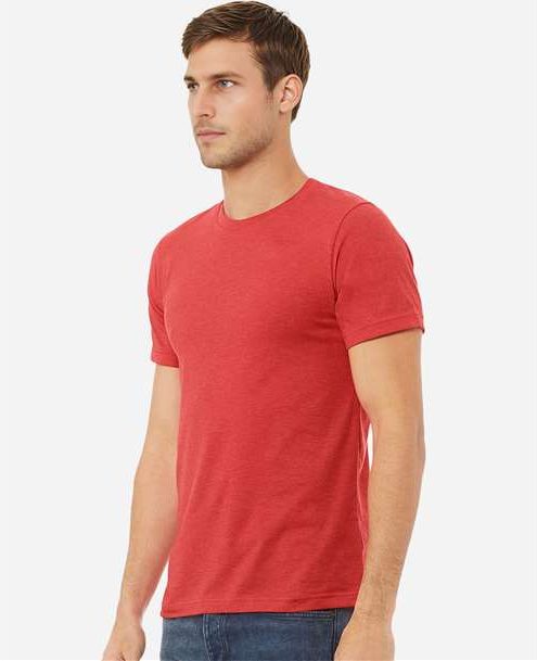 Heather Red CVC Jersey Tee - 3001CVC