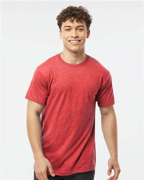 Heather Red Fine Jersey T-Shirt - 202