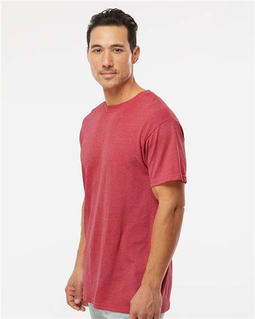 Heather Red Gold Soft Touch T-Shirt - 4800