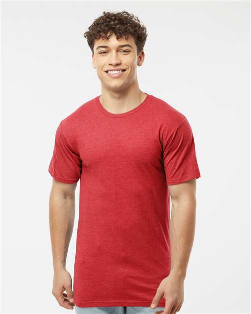 Heather Red Heavyweight Jersey T-Shirt - 290