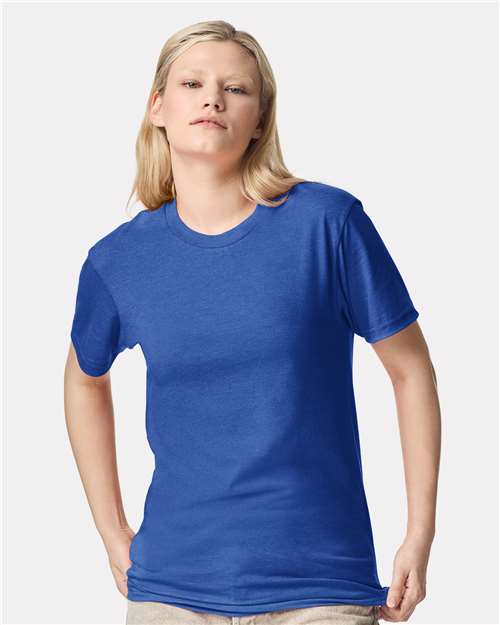 Heather Royal Blue CVC Tee - 2001CVC
