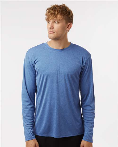 Heather Royal Pro-Lock Performance Long Sleeve T-Shirt - 48400