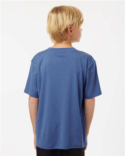 Heather Royal Pro-Lock Youth Performance T-Shirt - 48000Y