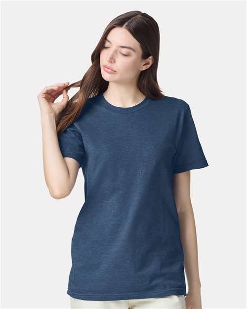 Heather Sea Blue CVC Tee - 2001CVC