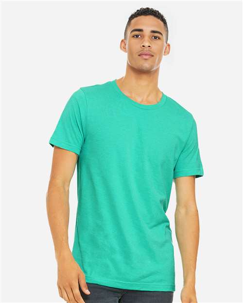Heather Sea Green CVC Jersey Tee - 3001CVC