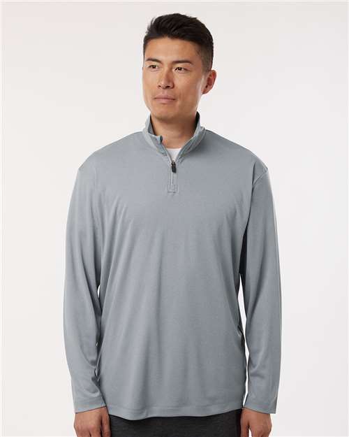 Heather Steel Pro-Lock Performance Quarter-Zip Pullover - 41870
