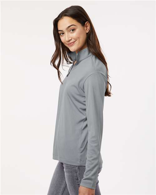 Heather Steel Pro-Lock Women's Performance Quarter-Zip Pullover - 41870L