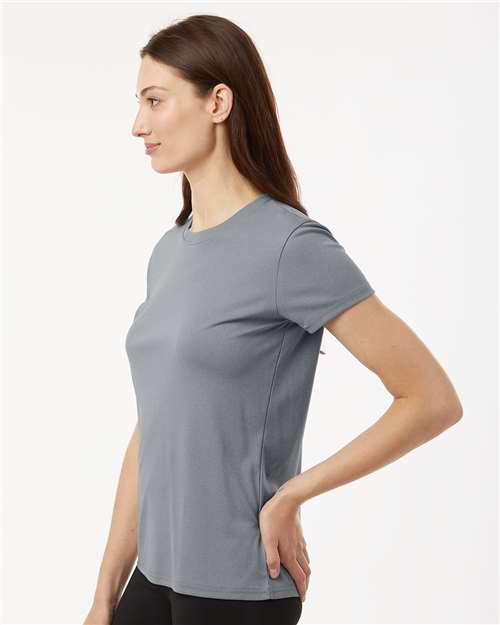 Heather Steel Pro-Lock Women's Performance T-Shirt - 48000L