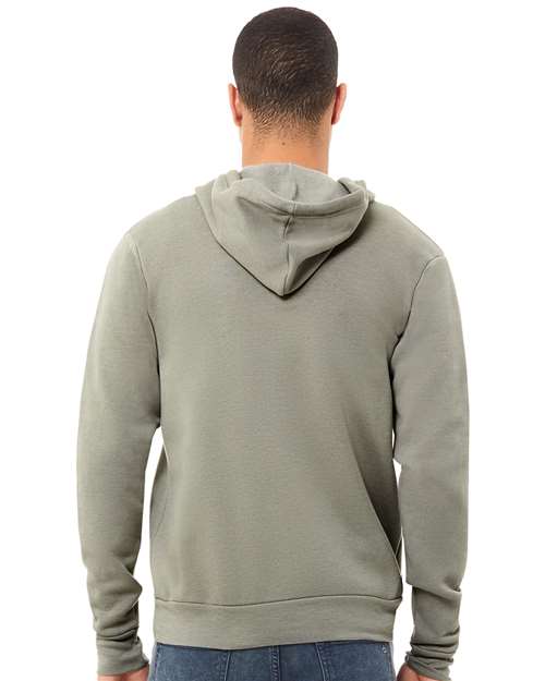Heather Stone Sponge Fleece Full-Zip Hoodie - 3739