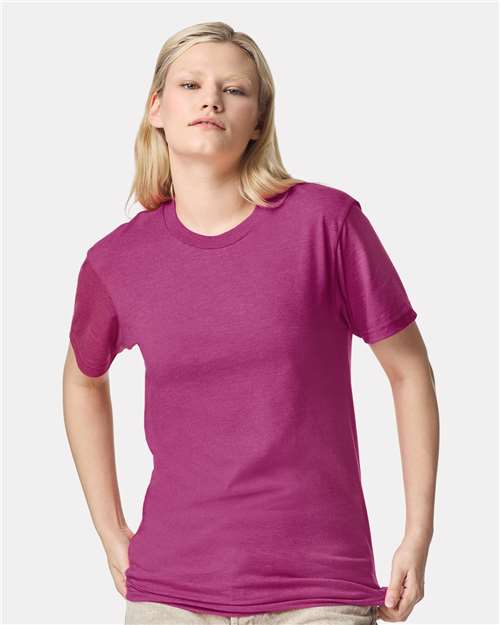 Heather Super Pink CVC Tee - 2001CVC