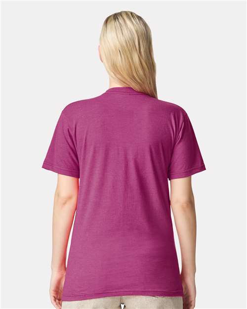 Heather Super Pink CVC Tee - 2001CVC