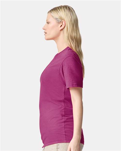 Heather Super Pink CVC Tee - 2001CVC