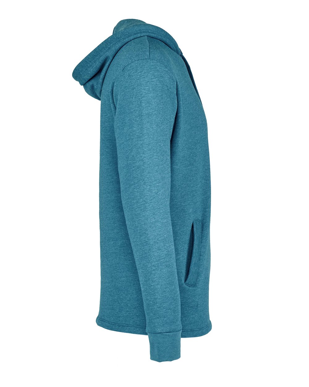 Heather Teal Malibu Welt Pocket Hoodie - 9300
