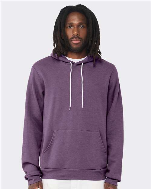 Heather Team Purple Sponge Fleece Hoodie - 3719
